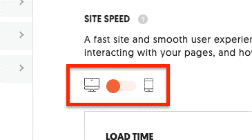 Site Speed ของ Mobile